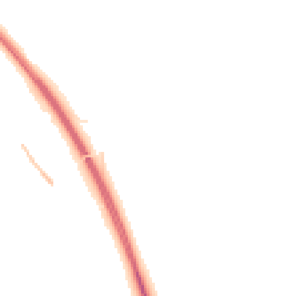 Night-time road noise heatmap for OX4 4YT