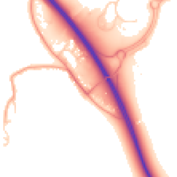 Daytime road noise heatmap for OX4 4YW