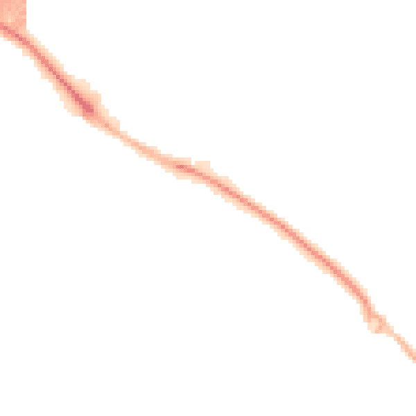 Night-time road noise heatmap for OX4 6NB