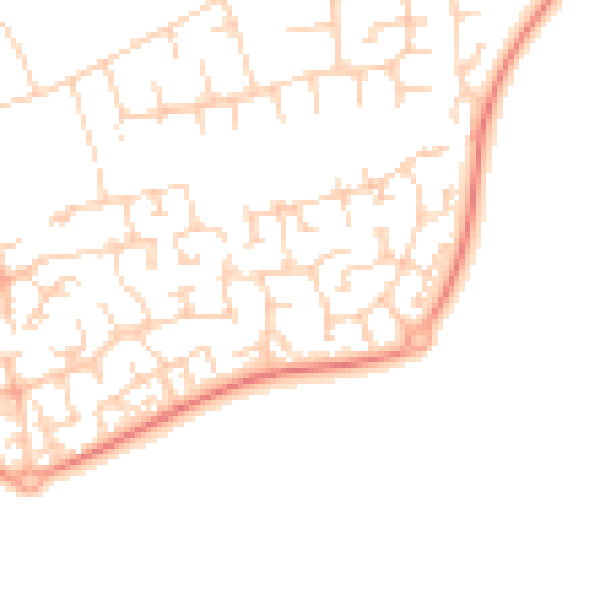 Daytime road noise heatmap for OX4 7XU