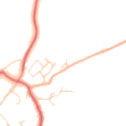 Daytime road noise heatmap for OX7 3BF
