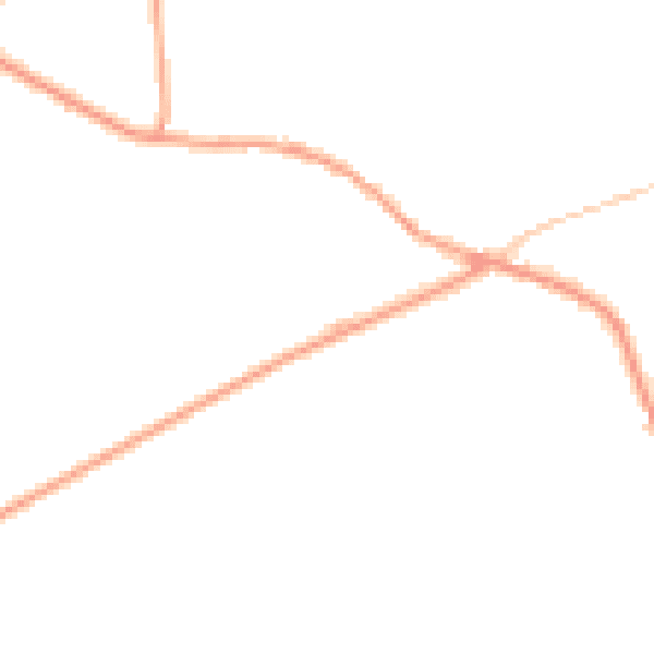Daytime road noise heatmap for OX7 3BJ