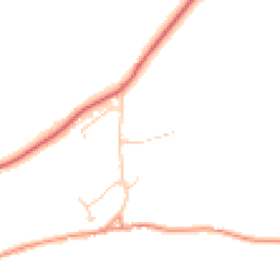 Daytime road noise heatmap for OX7 3BP