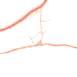 Daytime road noise heatmap for OX7 3BU