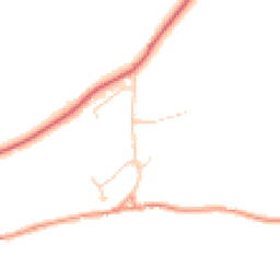 Daytime road noise heatmap for OX7 3BW