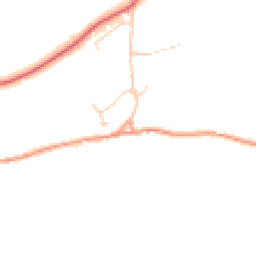 Daytime road noise heatmap for OX7 3BX
