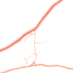 Daytime road noise heatmap for OX7 3DJ