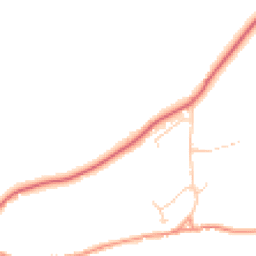 Daytime road noise heatmap for OX7 3DQ