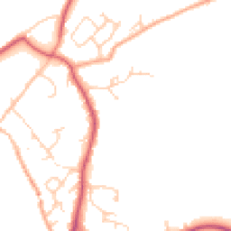 Daytime road noise heatmap for OX7 3EG