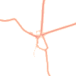 Daytime road noise heatmap for OX7 3JP