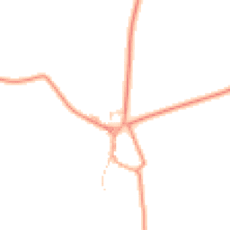 Daytime road noise heatmap for OX7 3JW
