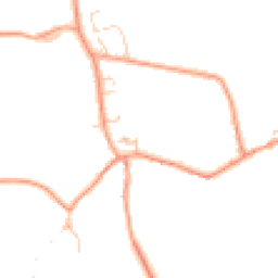 Daytime road noise heatmap for OX7 3LQ