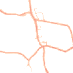 Daytime road noise heatmap for OX7 3NJ