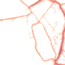 Daytime road noise heatmap for OX7 3PU