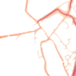 Daytime road noise heatmap for OX7 3PY