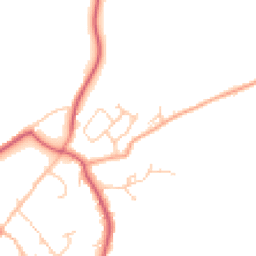 Daytime road noise heatmap for OX7 3PZ