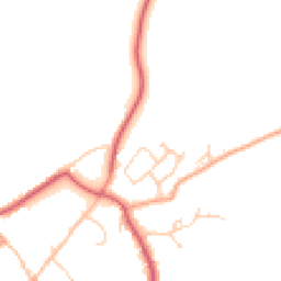 Daytime road noise heatmap for OX7 3QU