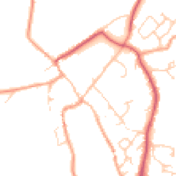 Daytime road noise heatmap for OX7 3QW