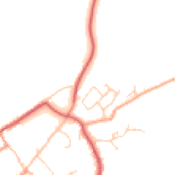 Daytime road noise heatmap for OX7 3QX
