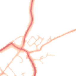 Daytime road noise heatmap for OX7 3RG