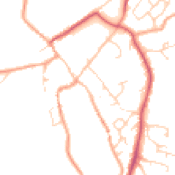 Daytime road noise heatmap for OX7 3RR