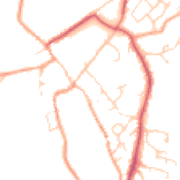Daytime road noise heatmap for OX7 3RS