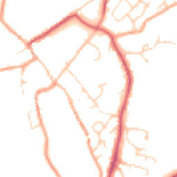 Daytime road noise heatmap for OX7 3RT