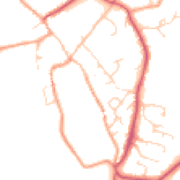 Daytime road noise heatmap for OX7 3SA