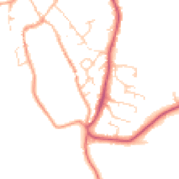 Daytime road noise heatmap for OX7 3SP