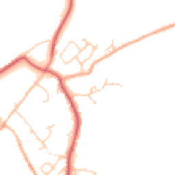 Daytime road noise heatmap for OX7 3TN