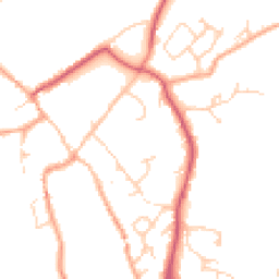 Daytime road noise heatmap for OX7 3TU