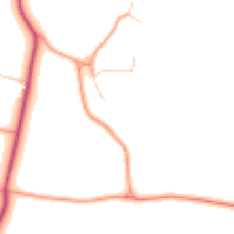 Daytime road noise heatmap for OX7 4AJ