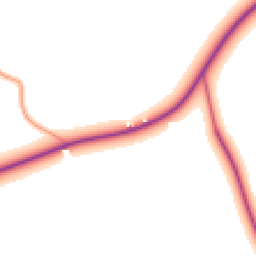 Daytime road noise heatmap for OX7 4AP