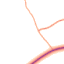 Daytime road noise heatmap for OX7 4AS
