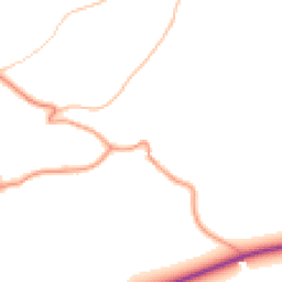 Daytime road noise heatmap for OX7 4BG