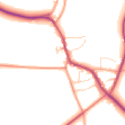 Daytime road noise heatmap for OX7 4FL