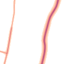 Daytime road noise heatmap for OX7 4JA
