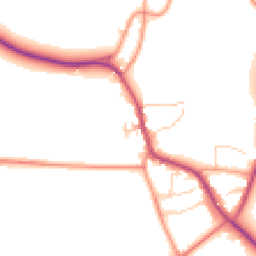 Daytime road noise heatmap for OX7 4LB