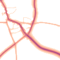 Daytime road noise heatmap for OX7 4LH