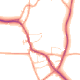 Daytime road noise heatmap for OX7 4LU