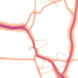 Daytime road noise heatmap for OX7 4NA