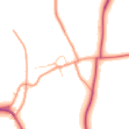 Daytime road noise heatmap for OX7 4NL
