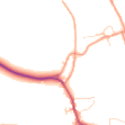 Daytime road noise heatmap for OX7 4NU