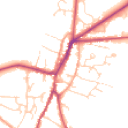 Daytime road noise heatmap for OX7 5AD