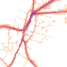 Daytime road noise heatmap for OX7 5BL
