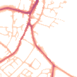 Daytime road noise heatmap for OX7 5DZ