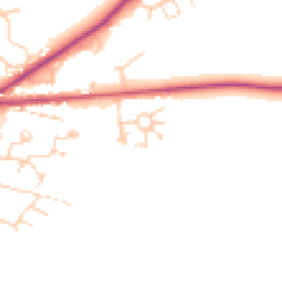 Daytime road noise heatmap for OX7 5GQ