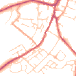 Daytime road noise heatmap for OX7 5HF