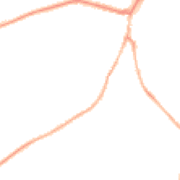 Night-time road noise heatmap for OX7 5HF