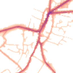 Daytime road noise heatmap for OX7 5LH